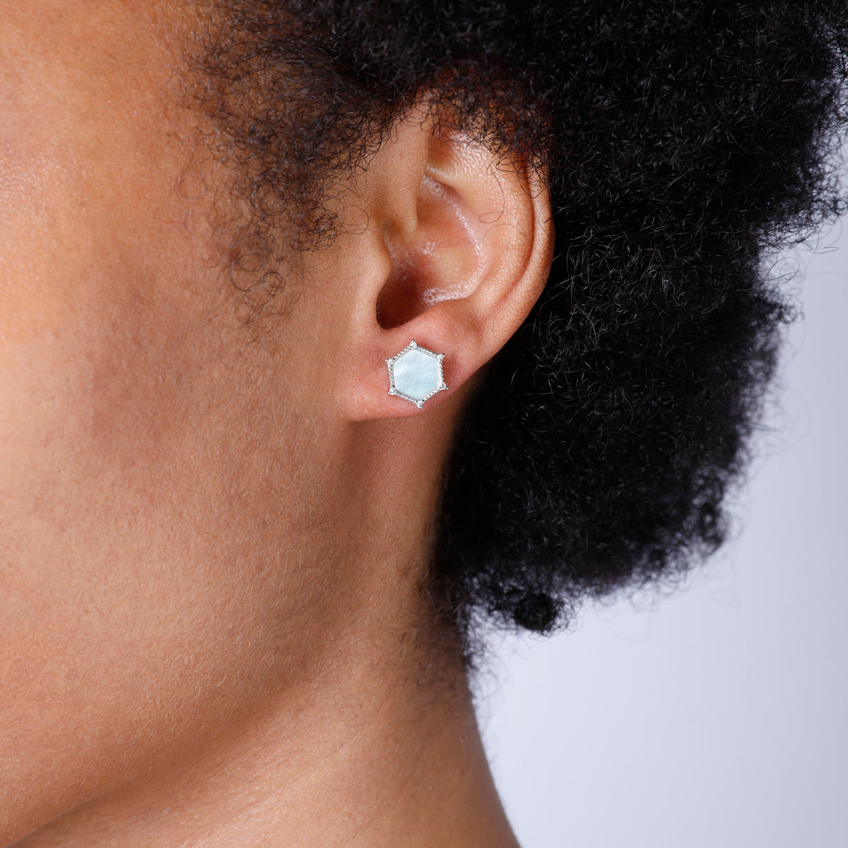 Hexagon Studs