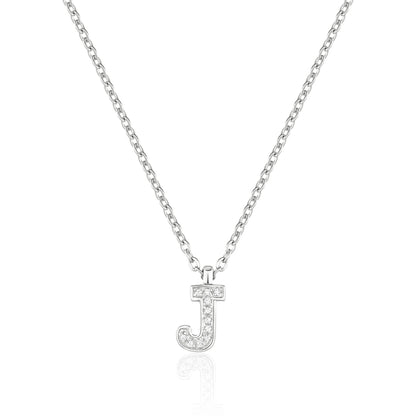 Diamond Initial Necklace