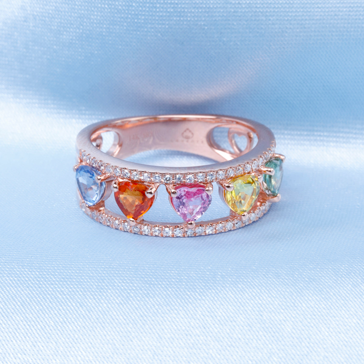 Heart Ladder Ring