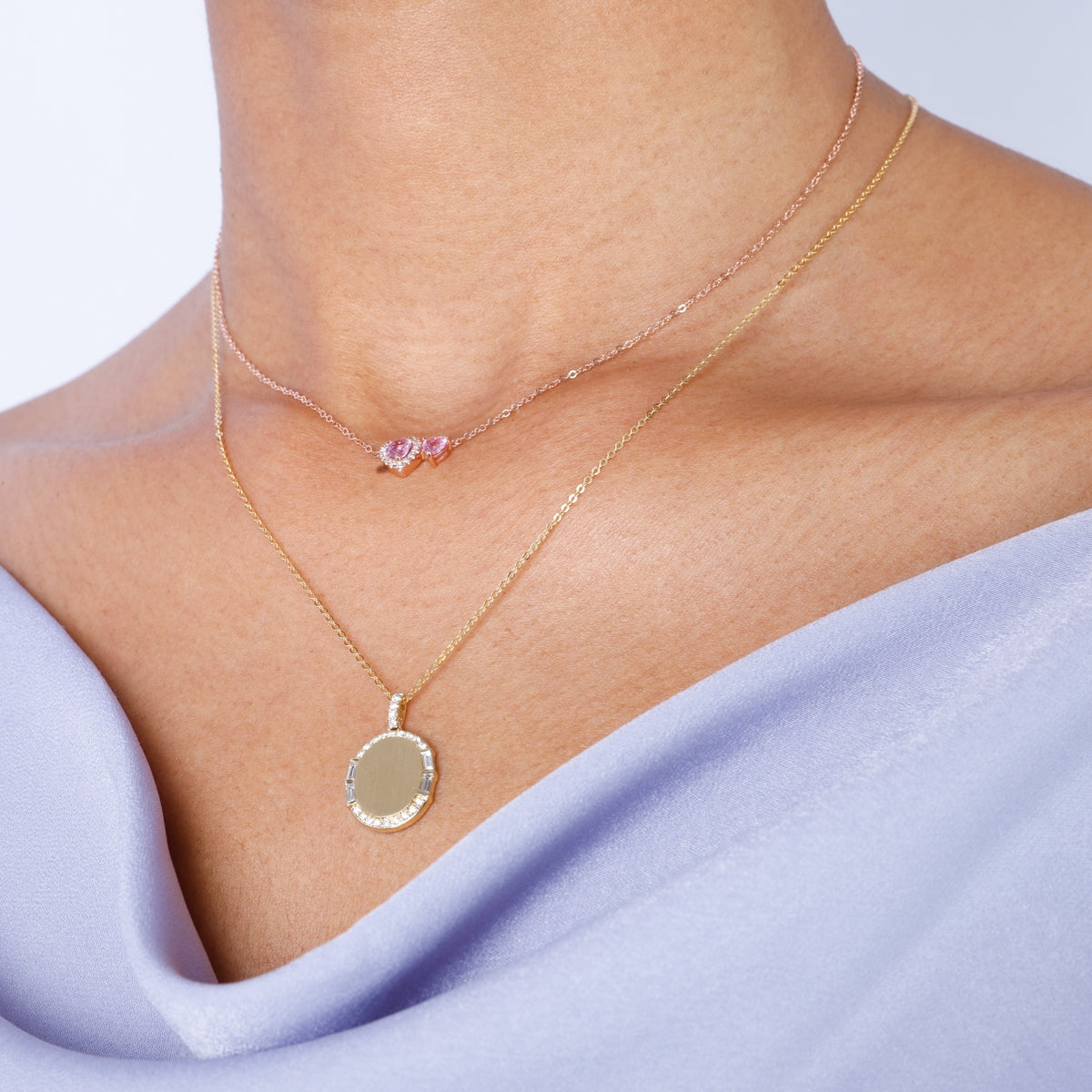Diamond Medallion Necklace