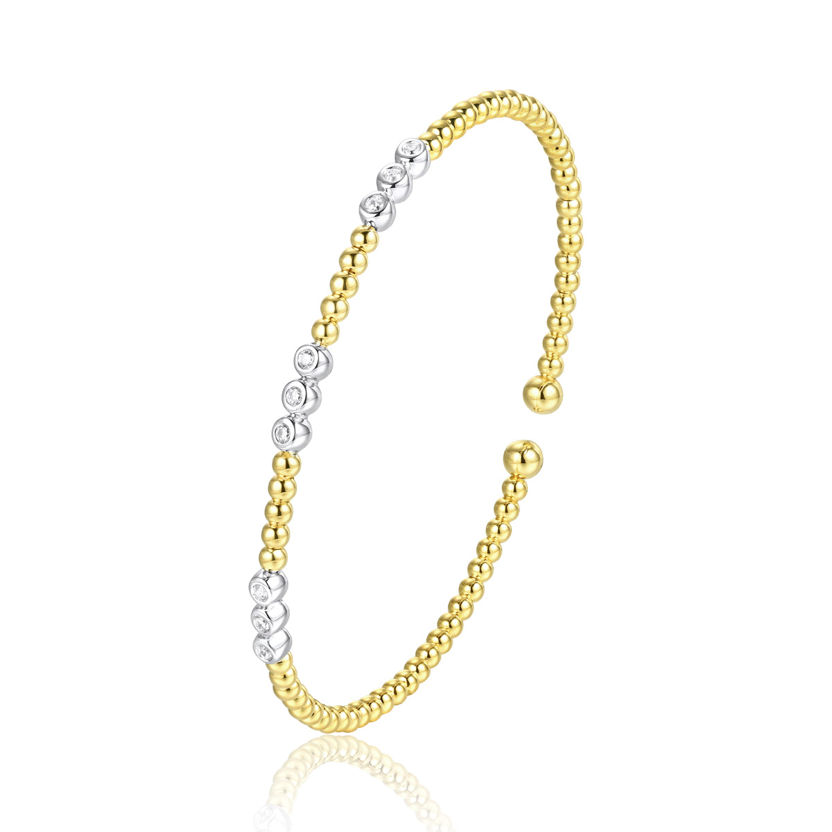 Multi-tone Bubble Bangle 