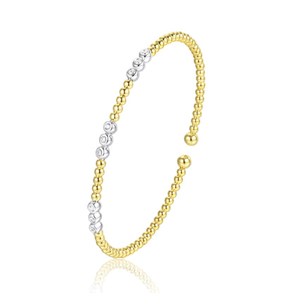 Multi-tone Bubble Bangle 