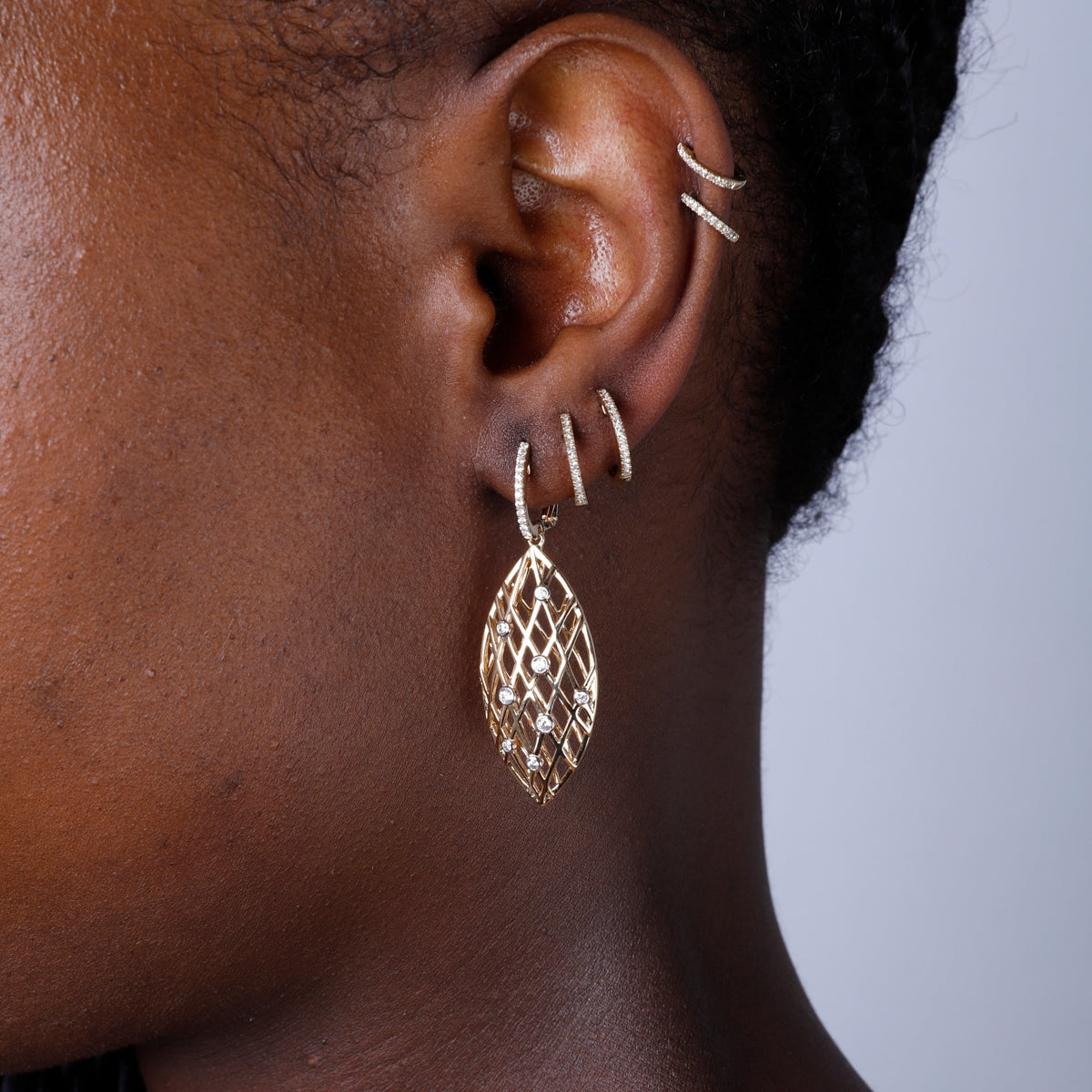 Hanging Mesh Earrings