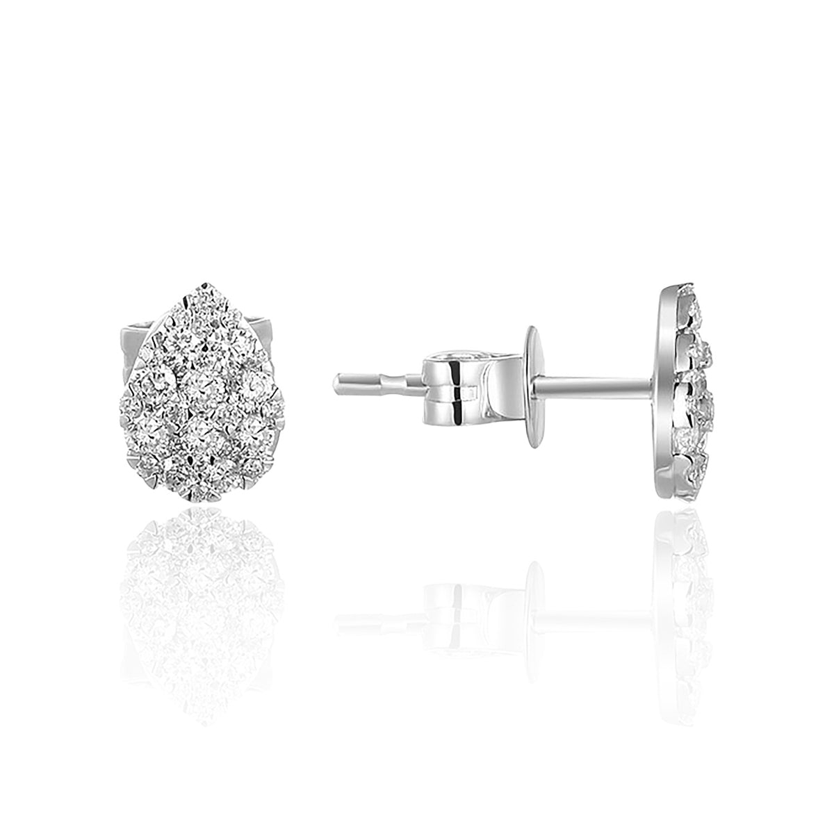 Diamond Teardrop Earrings are a timeless classic. Elegant design for daily use. 