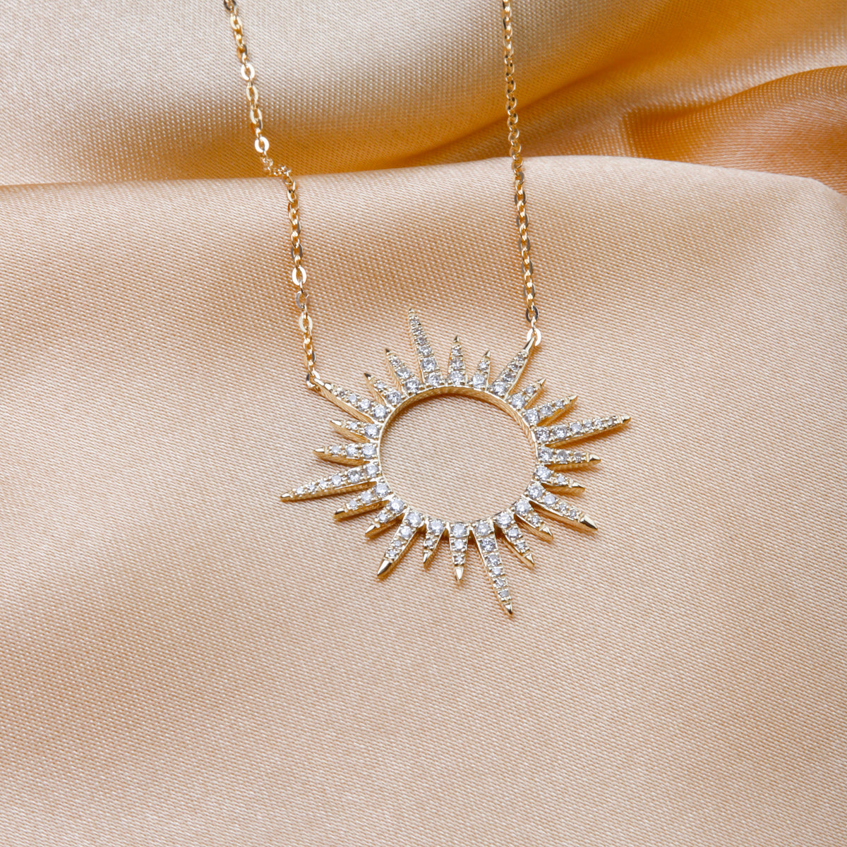 The Sun Diamond Necklace