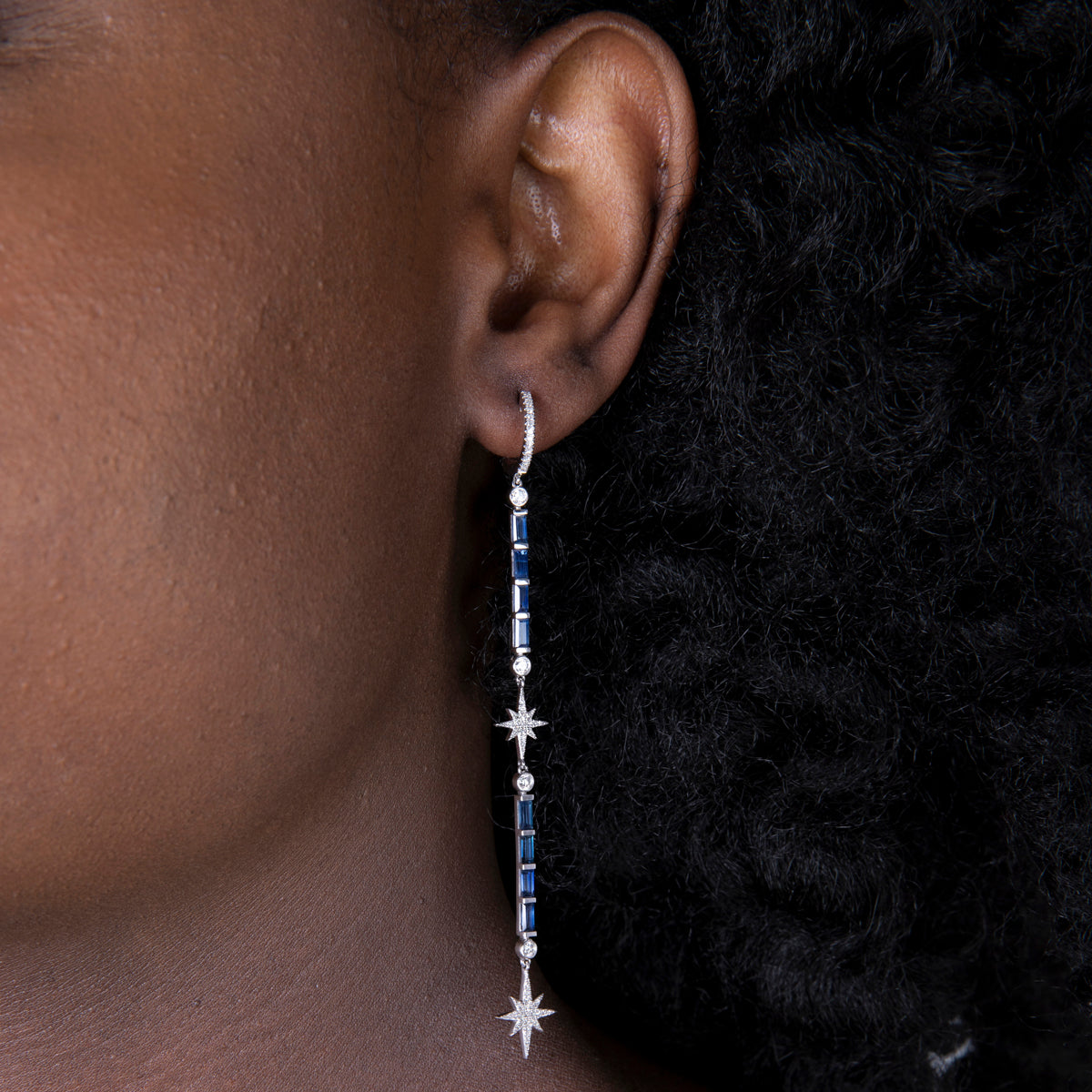 North Star Dangle Earrings