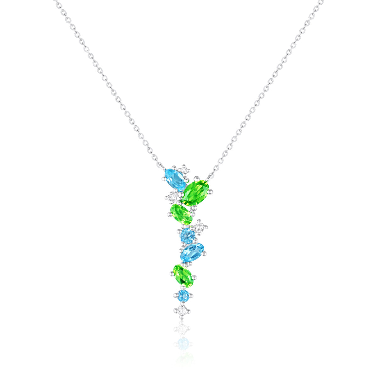 Drop Multi Color Necklace