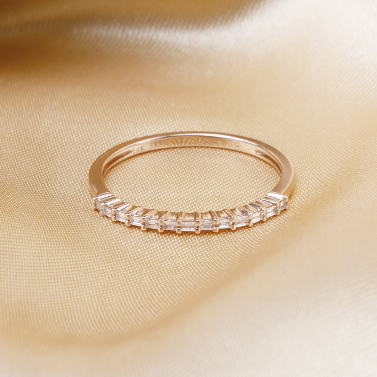 Pave Stackable Diamond Ring