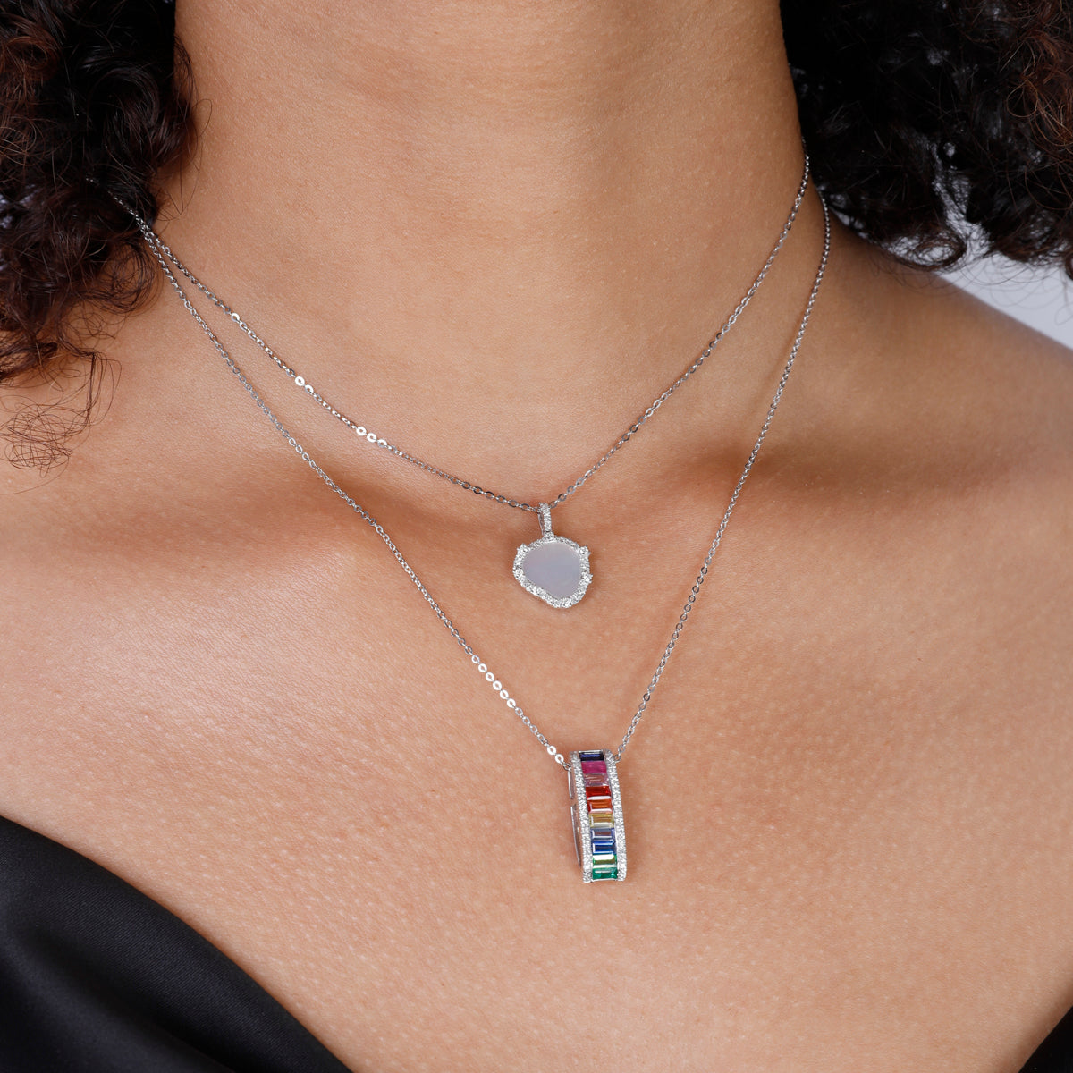 Mother of Pearl Stone Necklace