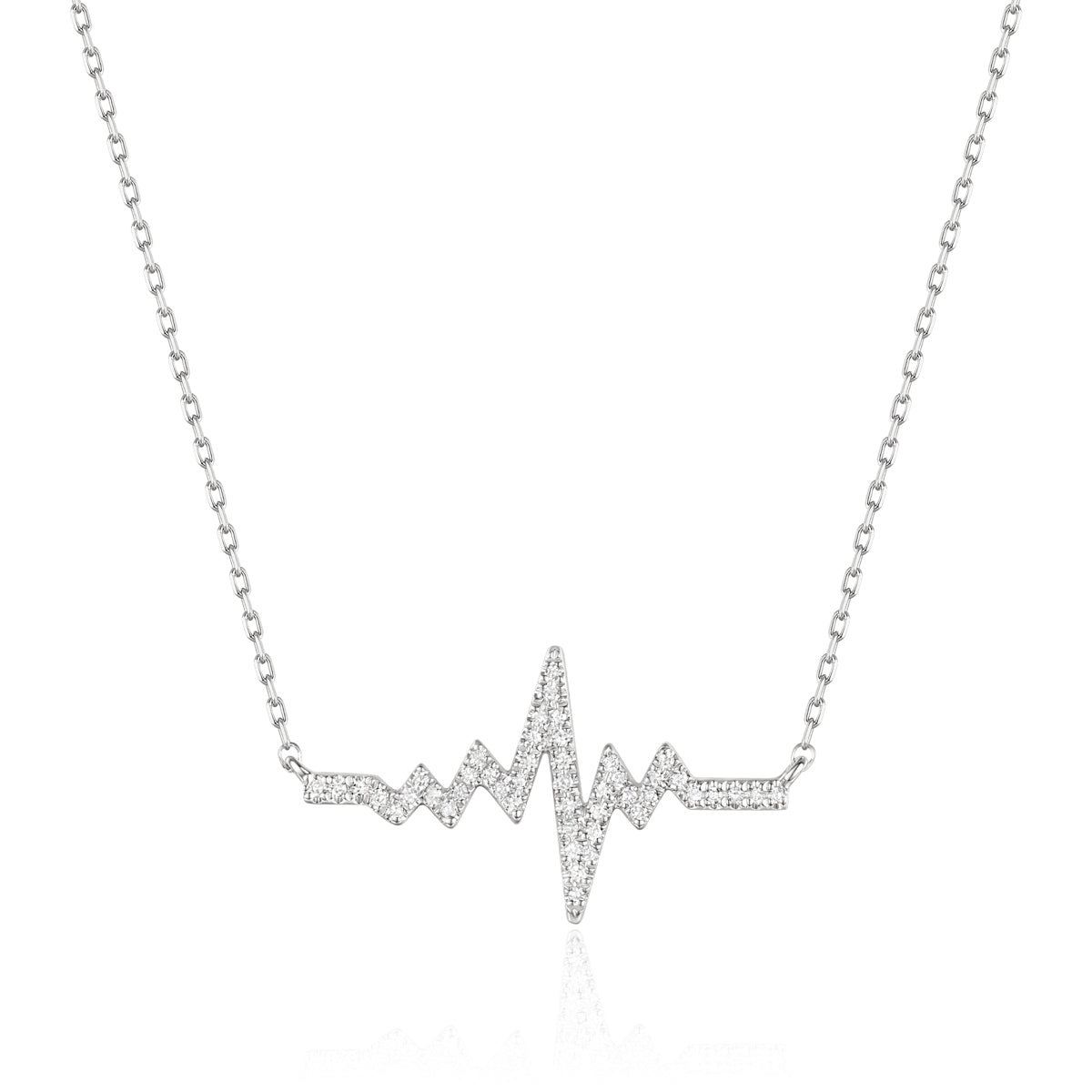 Heartbeat Diamond Necklace