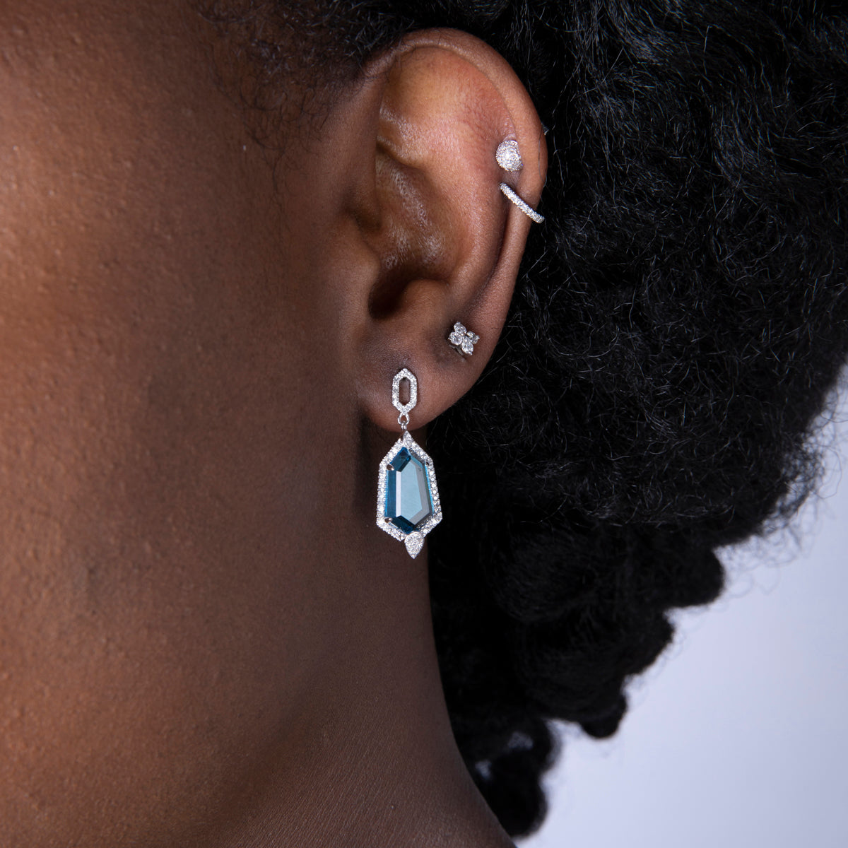 Geometric Dangle Earrings