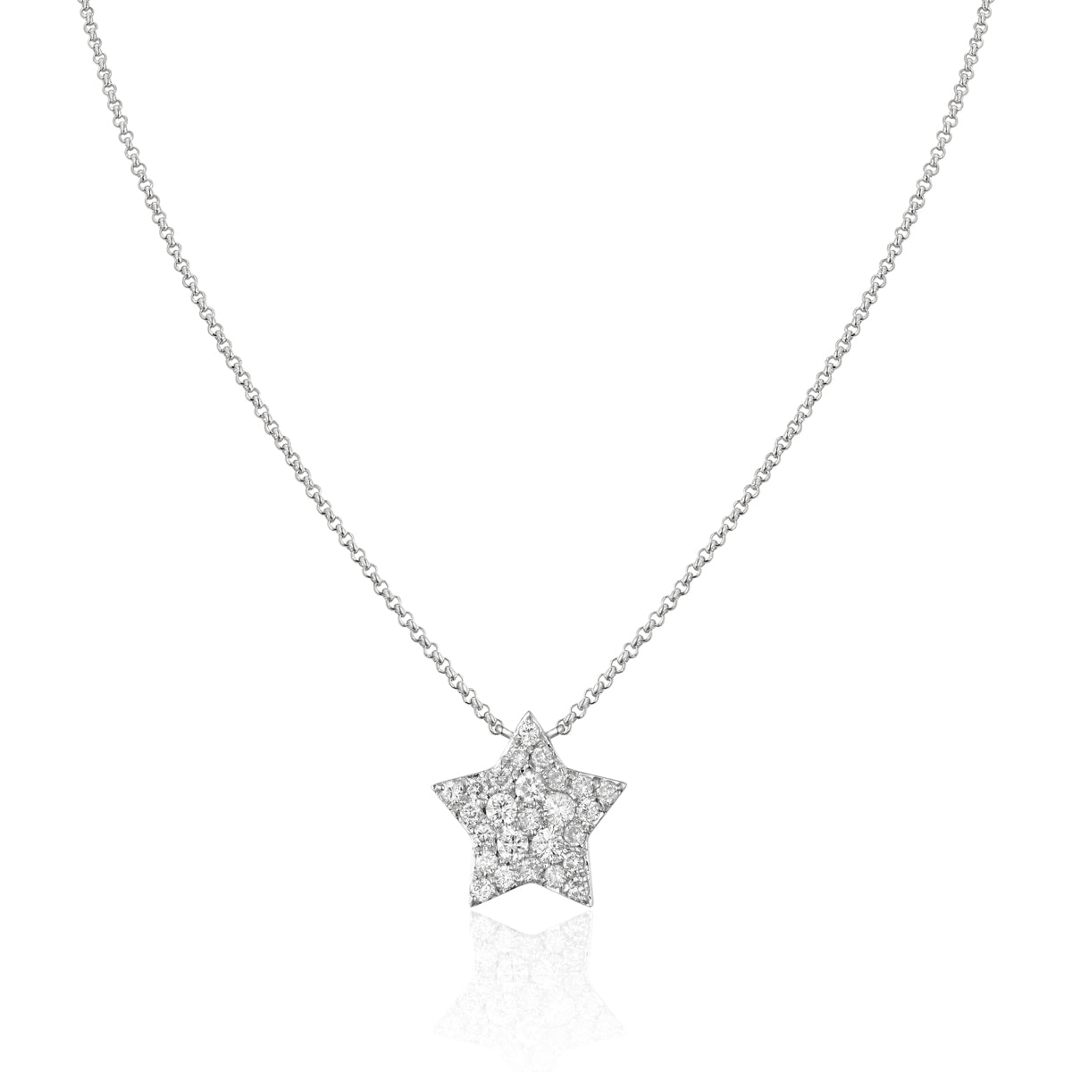 Pave Star Necklace