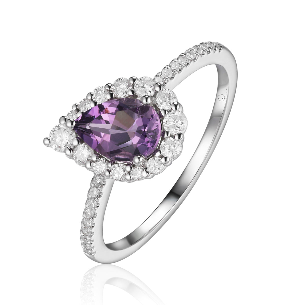 Teardrop Stone Ring
