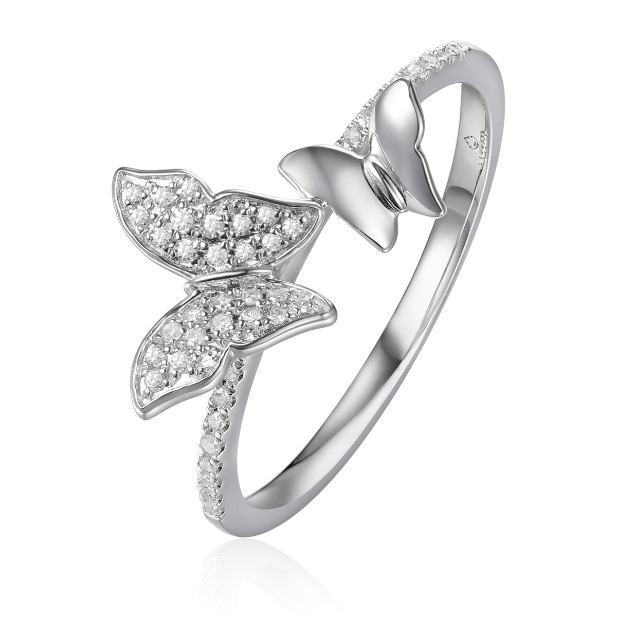 Two Butterflies Ring