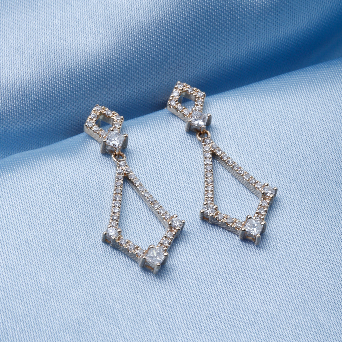 Diamond Teardrop Earrings