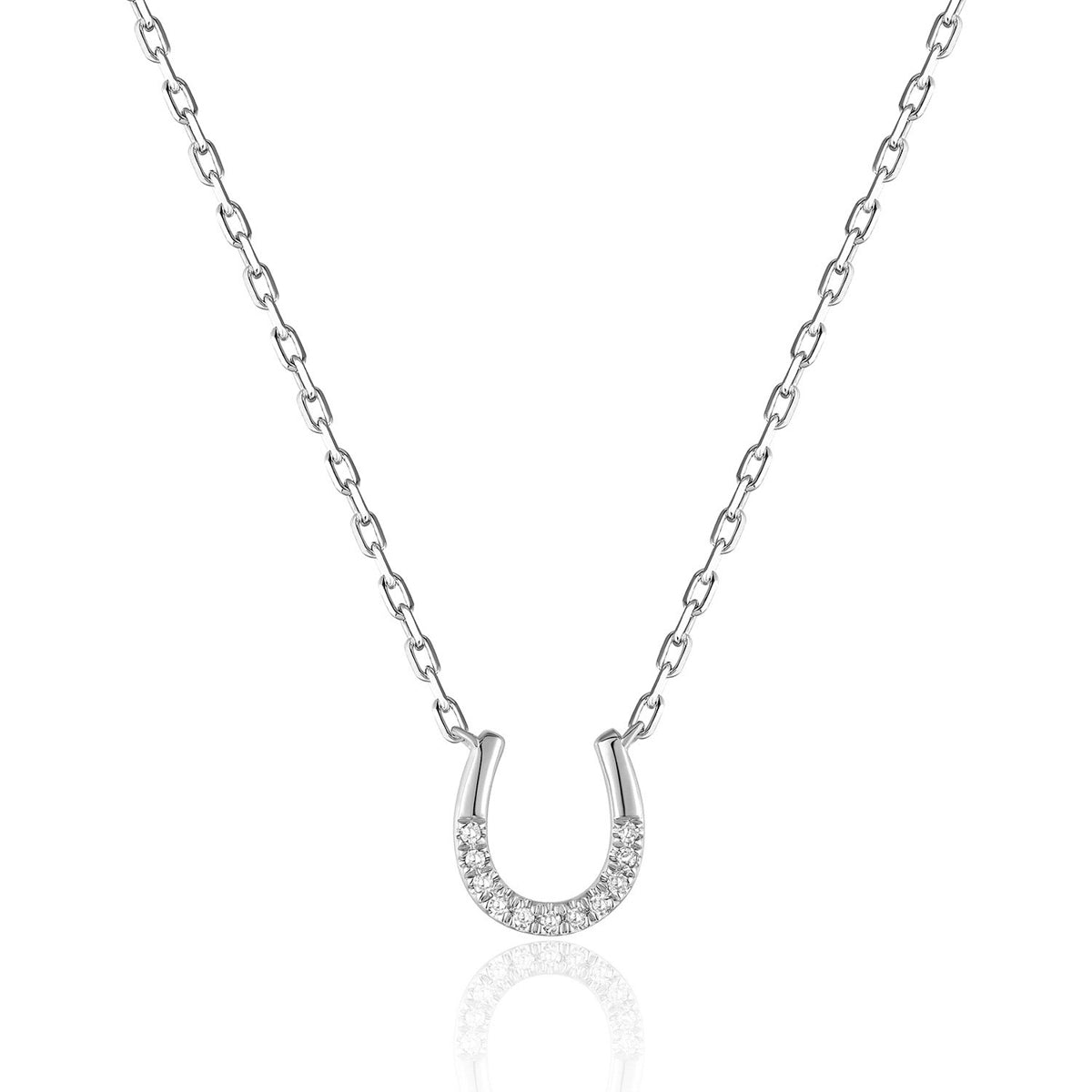 Horseshoe Diamond Necklace