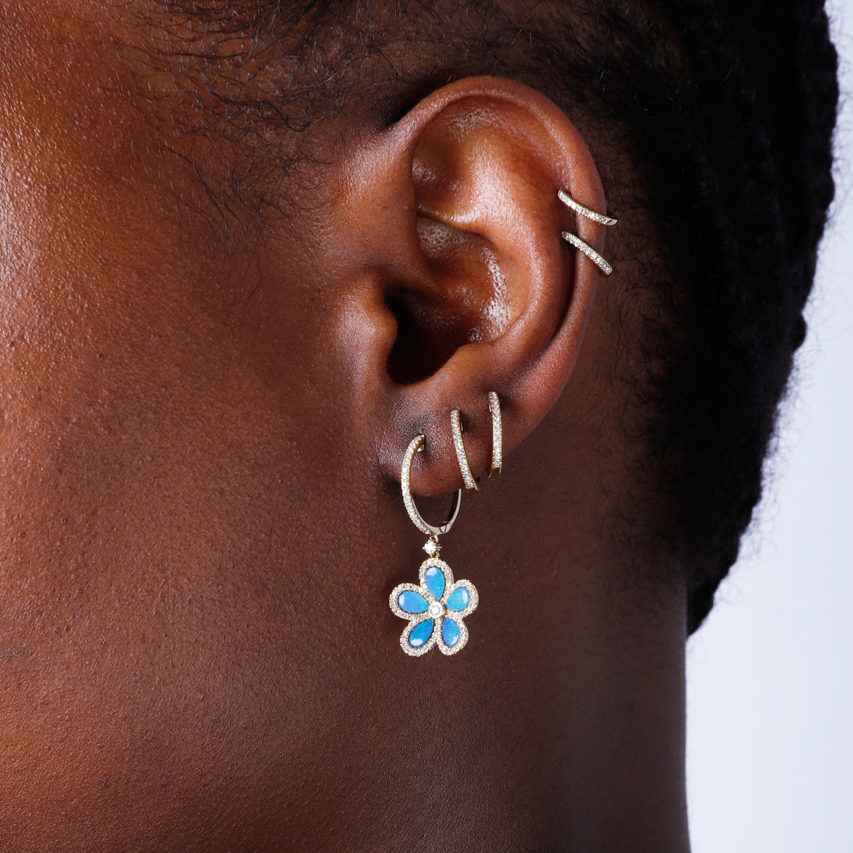 Flower Drop Earrings