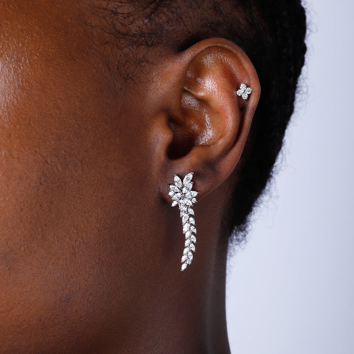 Marquise Diamond Drop Earrings