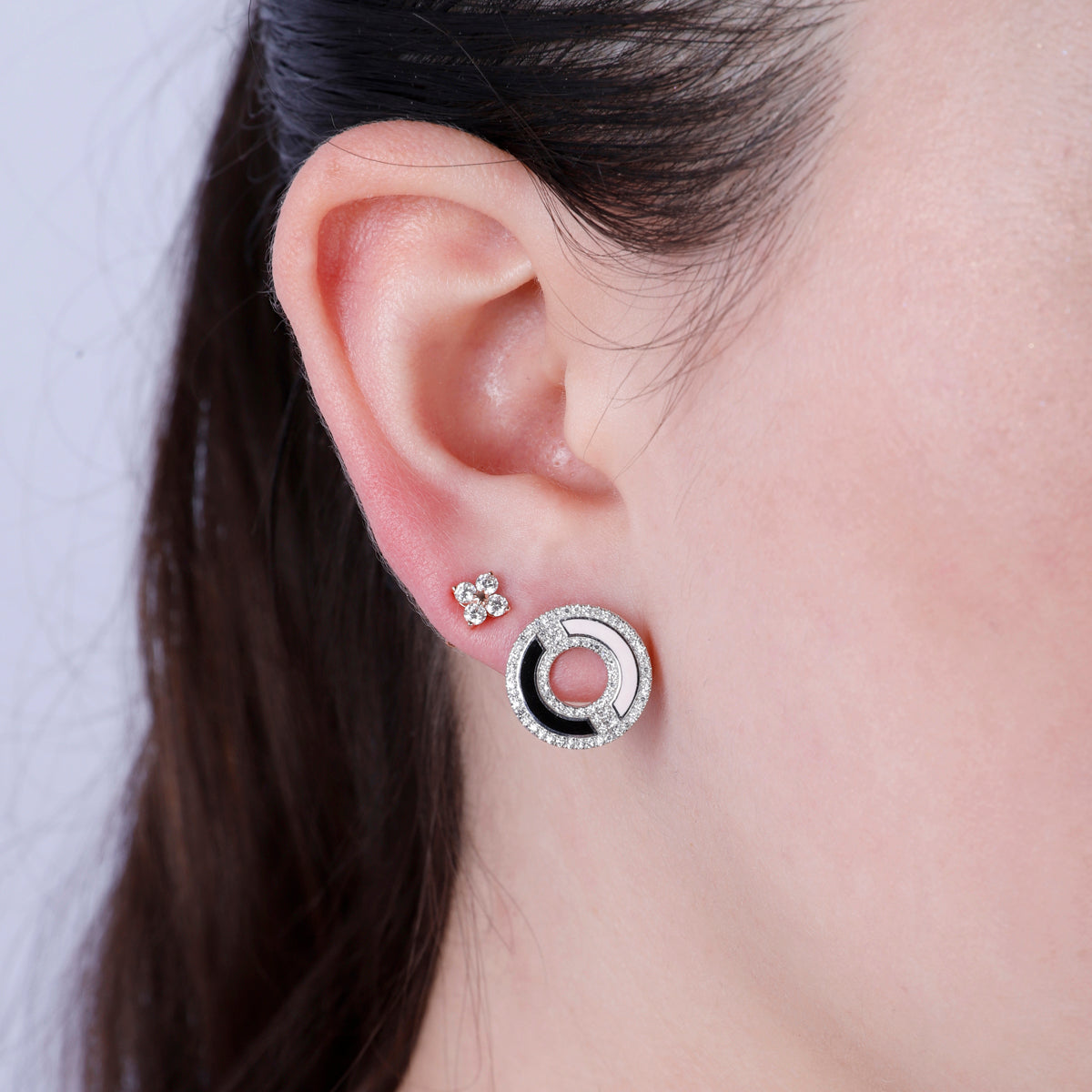 Doughnut Enamel Studs