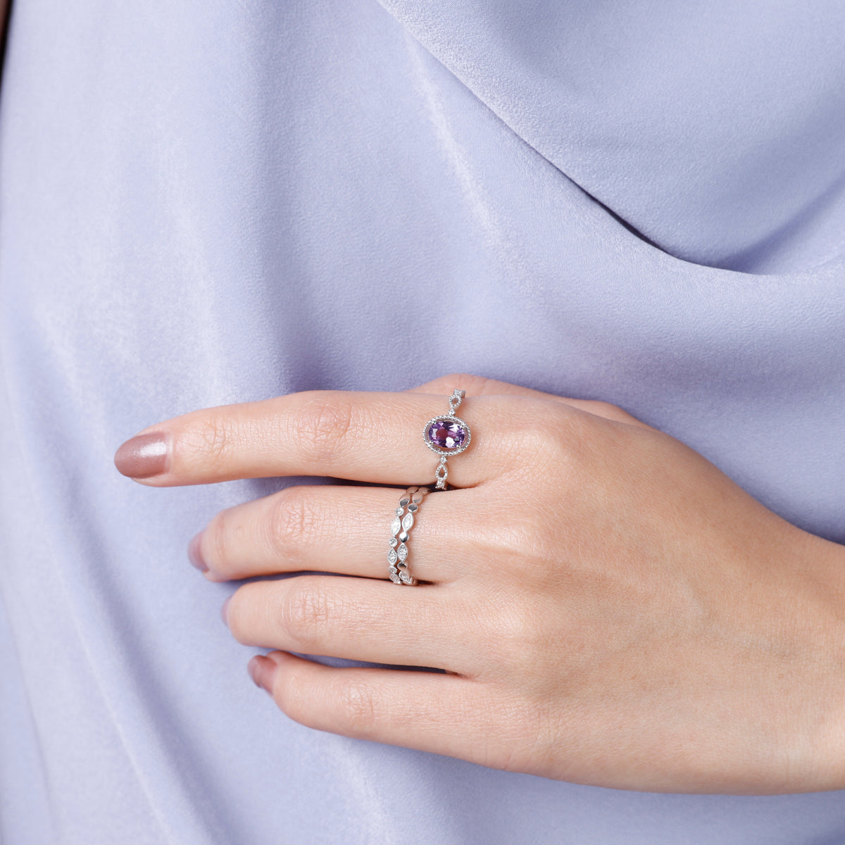 Open Halo Ring