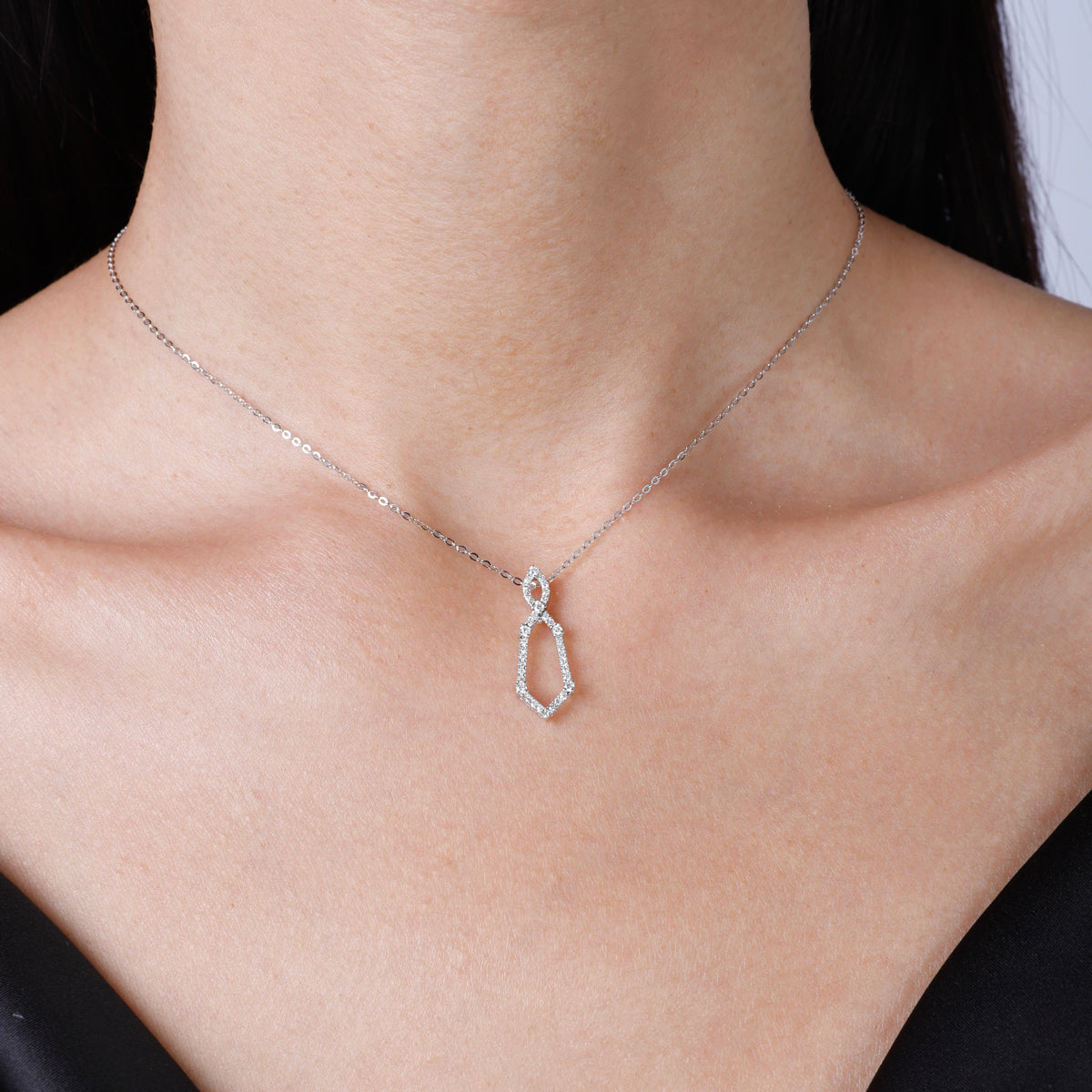 Open Marquise Necklace