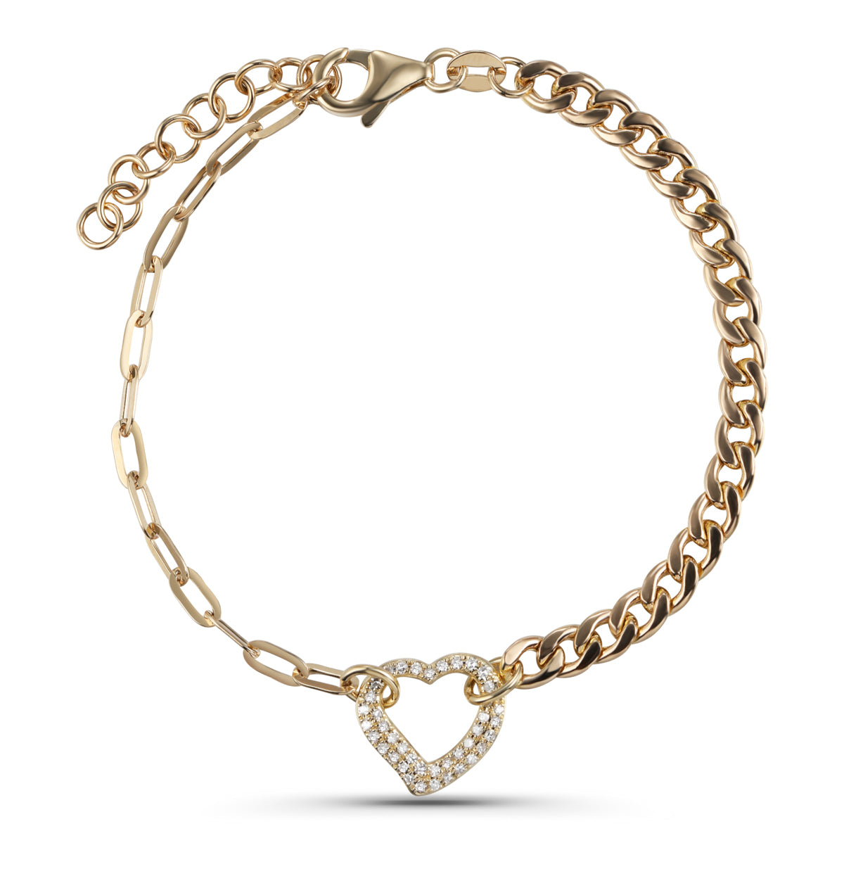 Heart Chain Bracelet