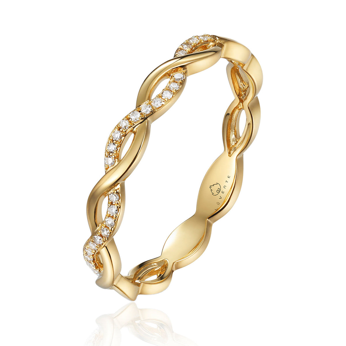 Infinity Diamond Stackable Ring