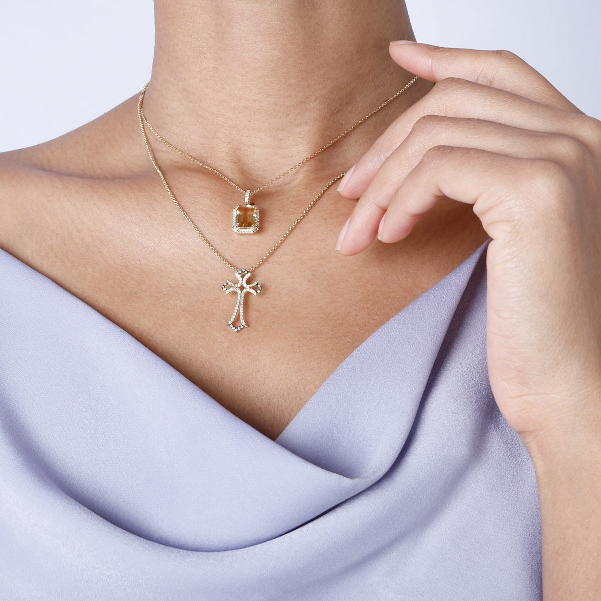 Vintage Cross Necklace