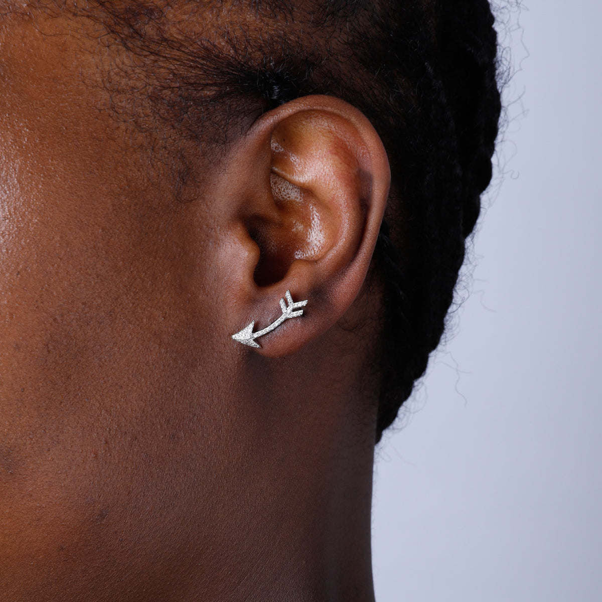 Stud Arrow Earrings are crafted with precision and style. Add a touch of sophistication.