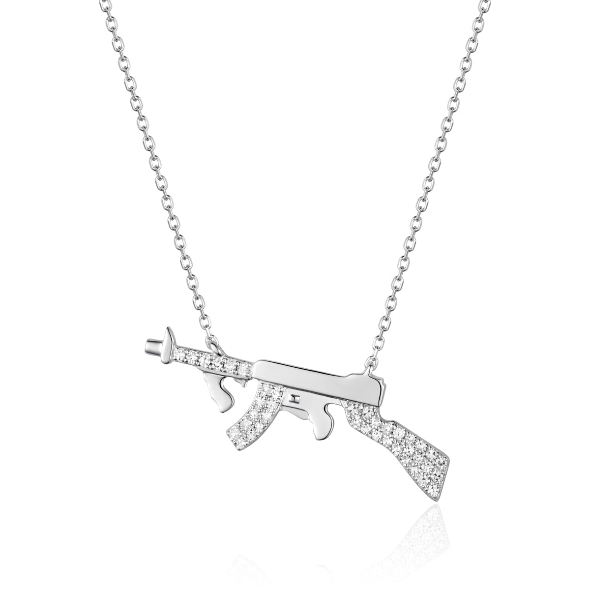 Gold Rifle Necklace