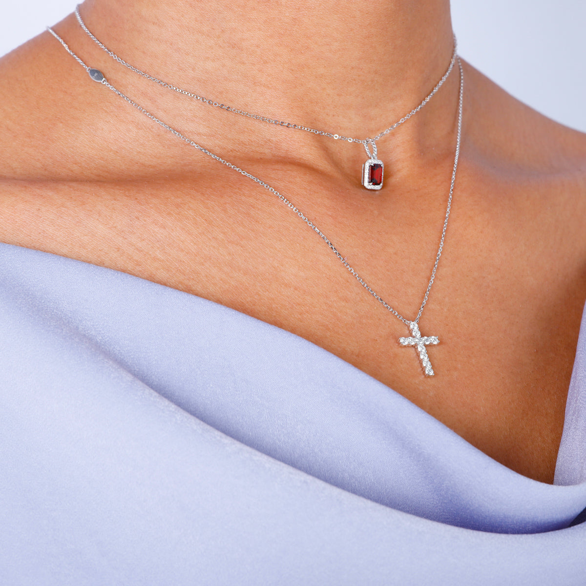 Micro Diamond Cross