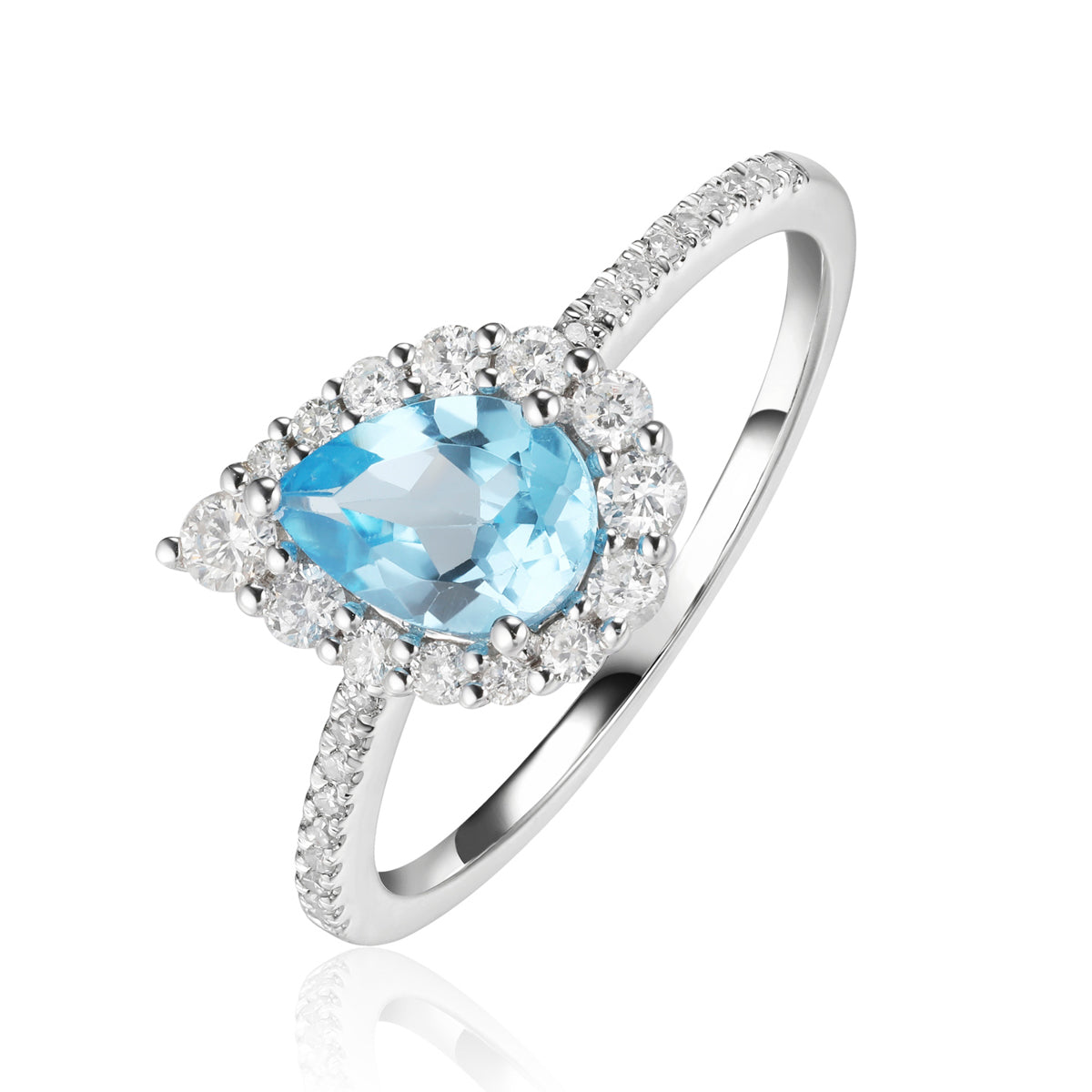 Teardrop Stone Ring