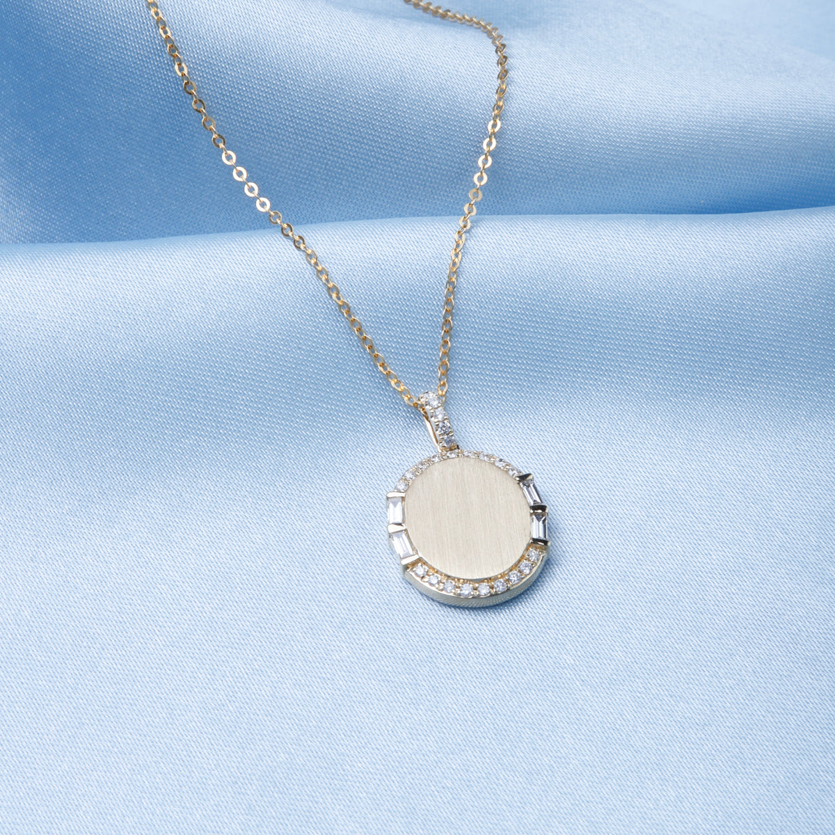Diamond Medallion Necklace