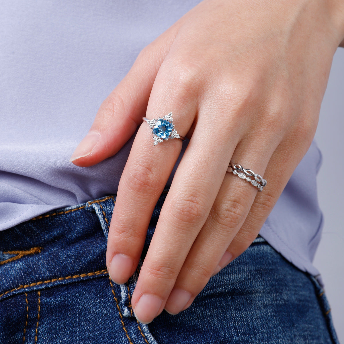 Contemporary Cocktail Ring
