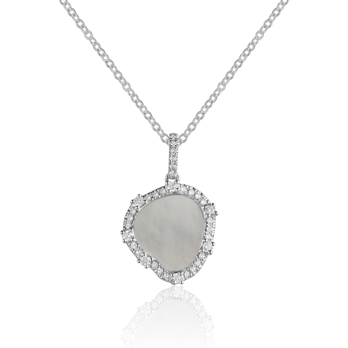 Mother of Pearl Stone Necklace