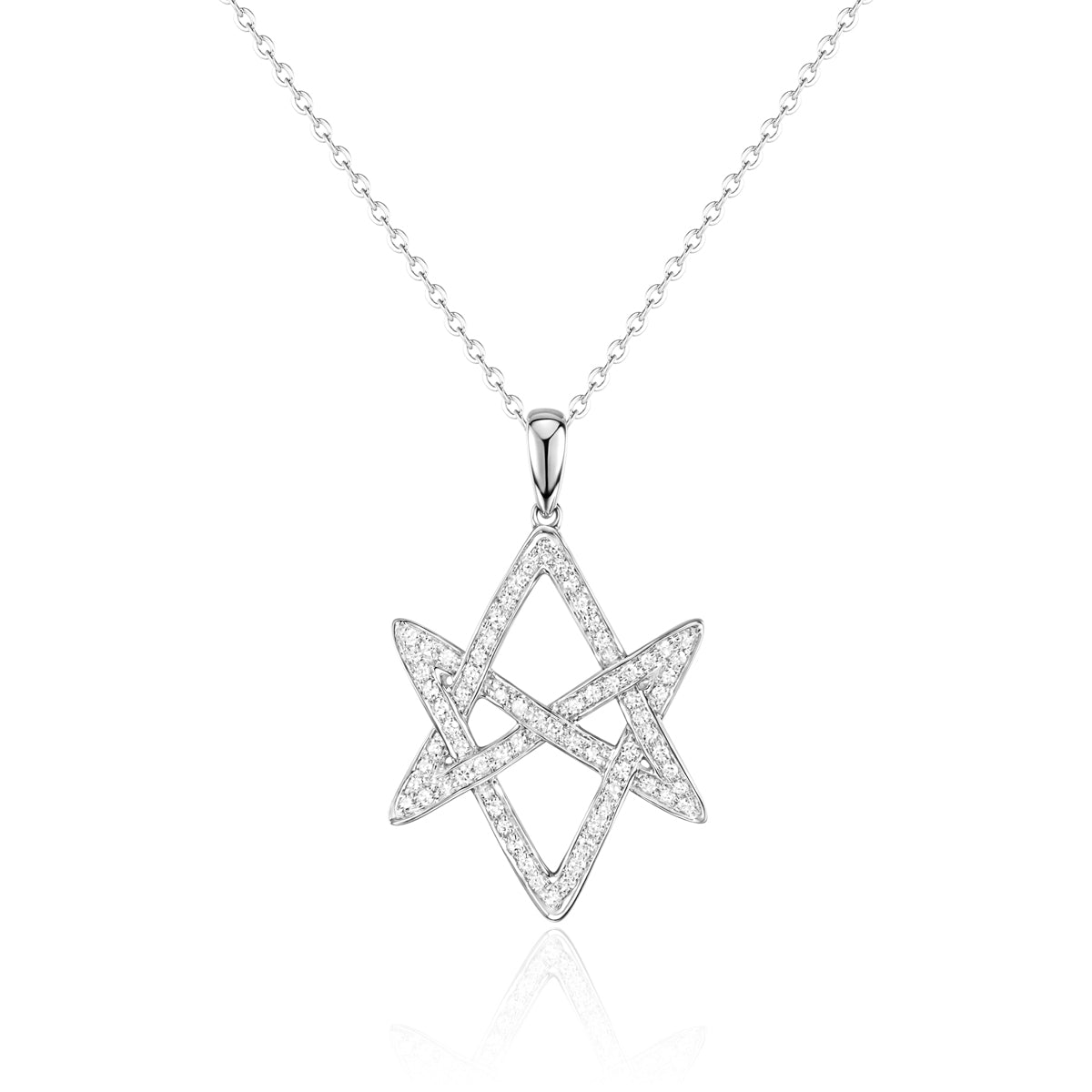 Star of David Diamond Necklace