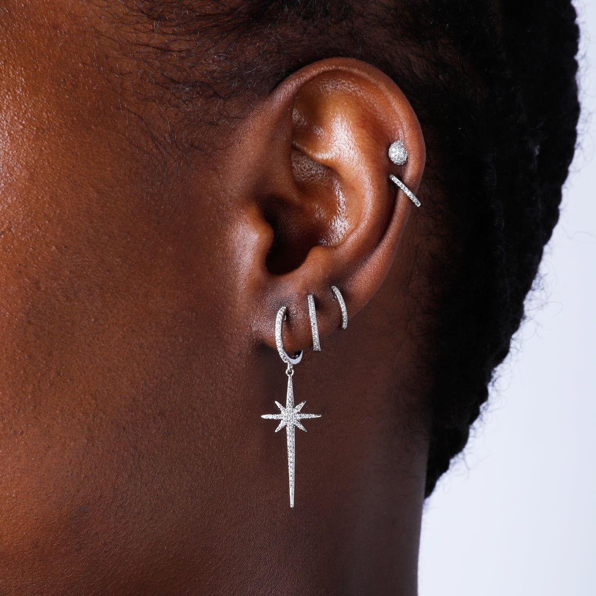 North Star Drop Earrings