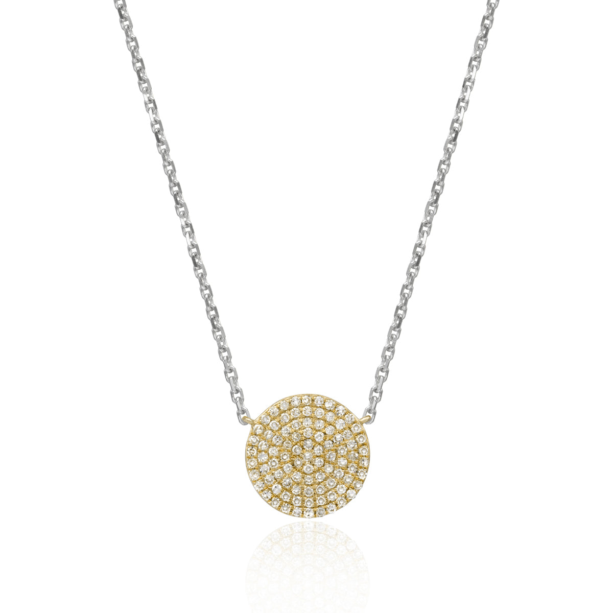 Micro Pave Diamond Necklace