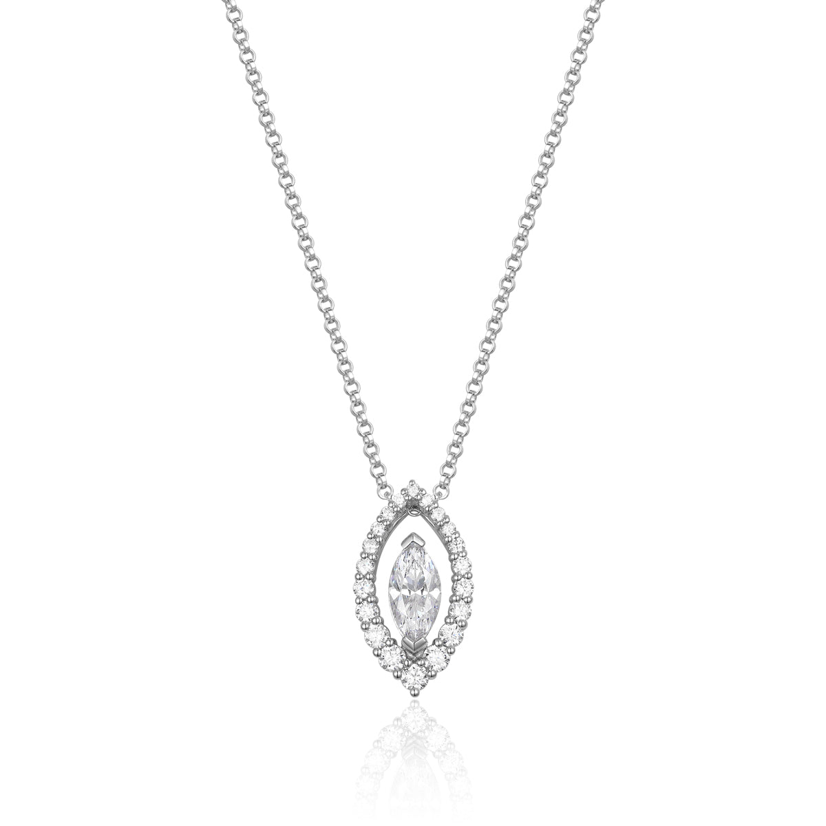 Diamond Marquise Necklace