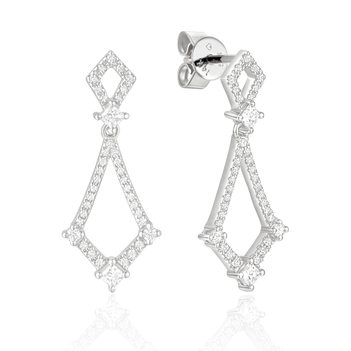 Diamond Teardrop Earrings