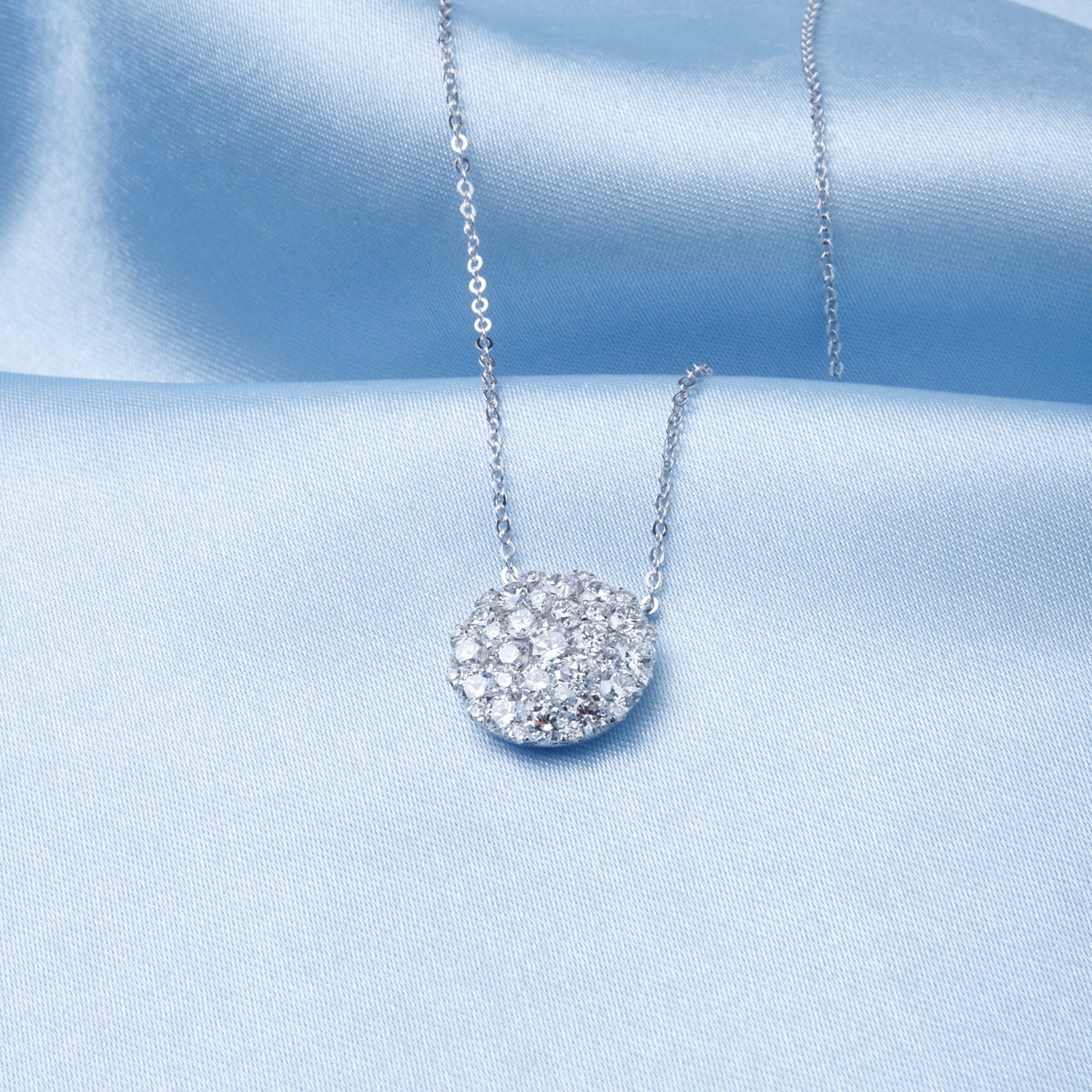 Diamond Cluster Necklace