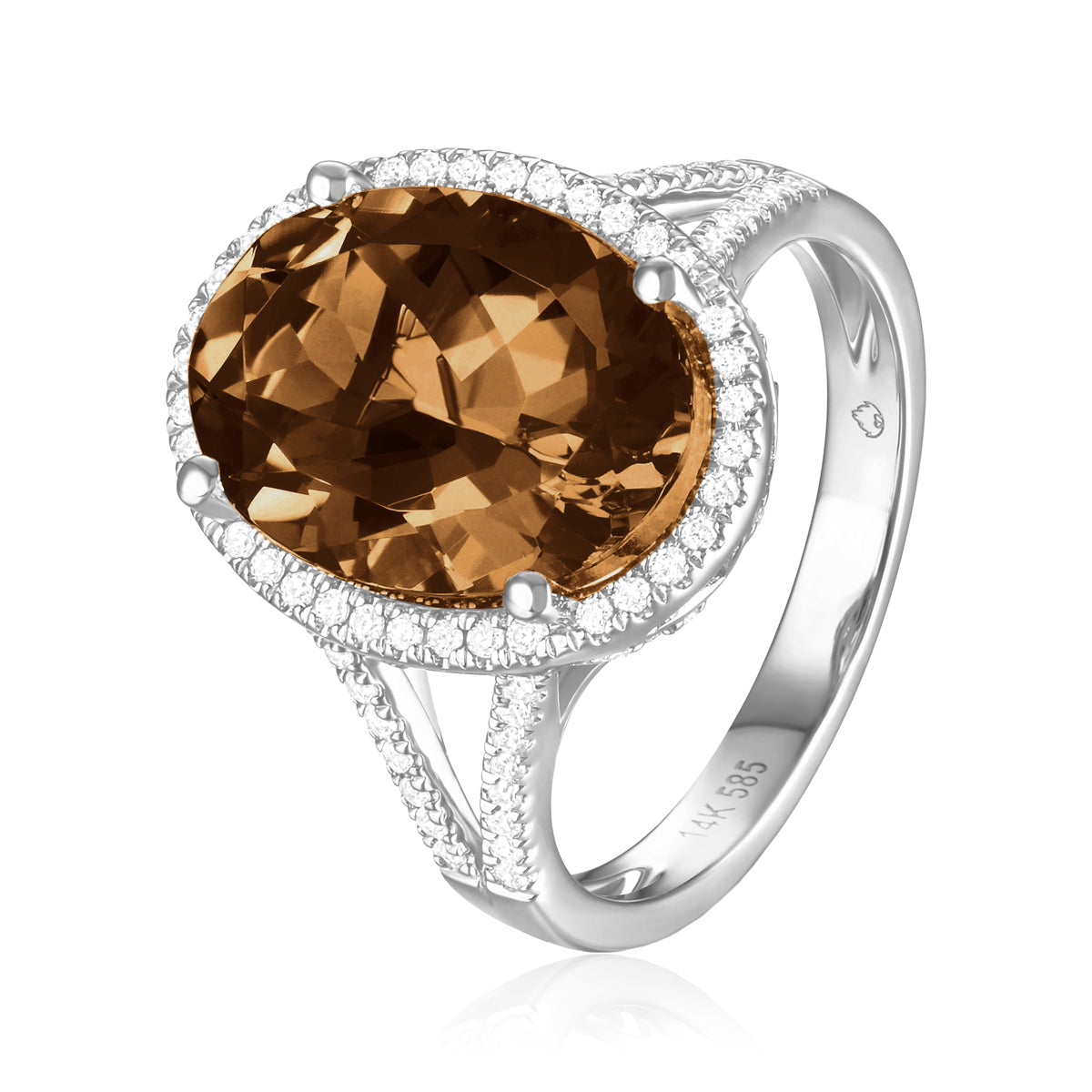 Timeless Oval Cut Halo Ring