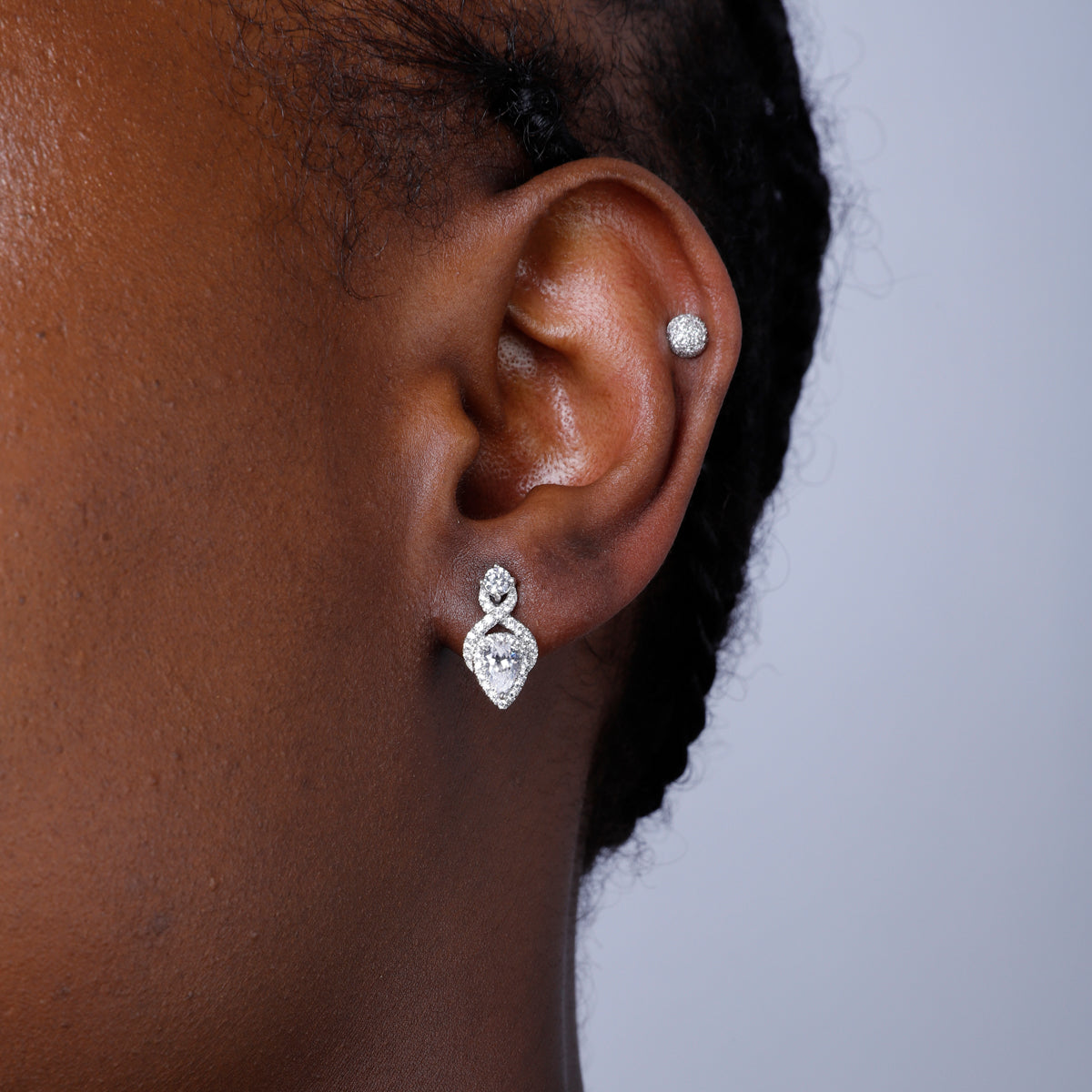 Classy Two Diamond Studs