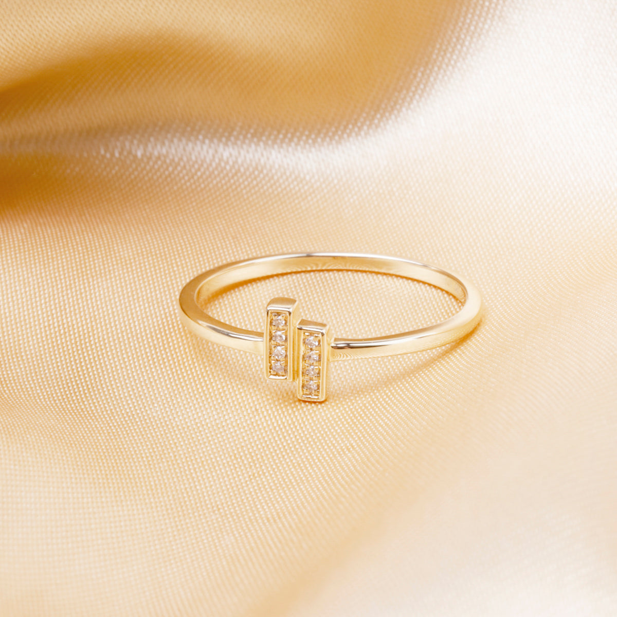 Infinity Stackable Ring Infinity Stackable Diamond Ring – Luvente