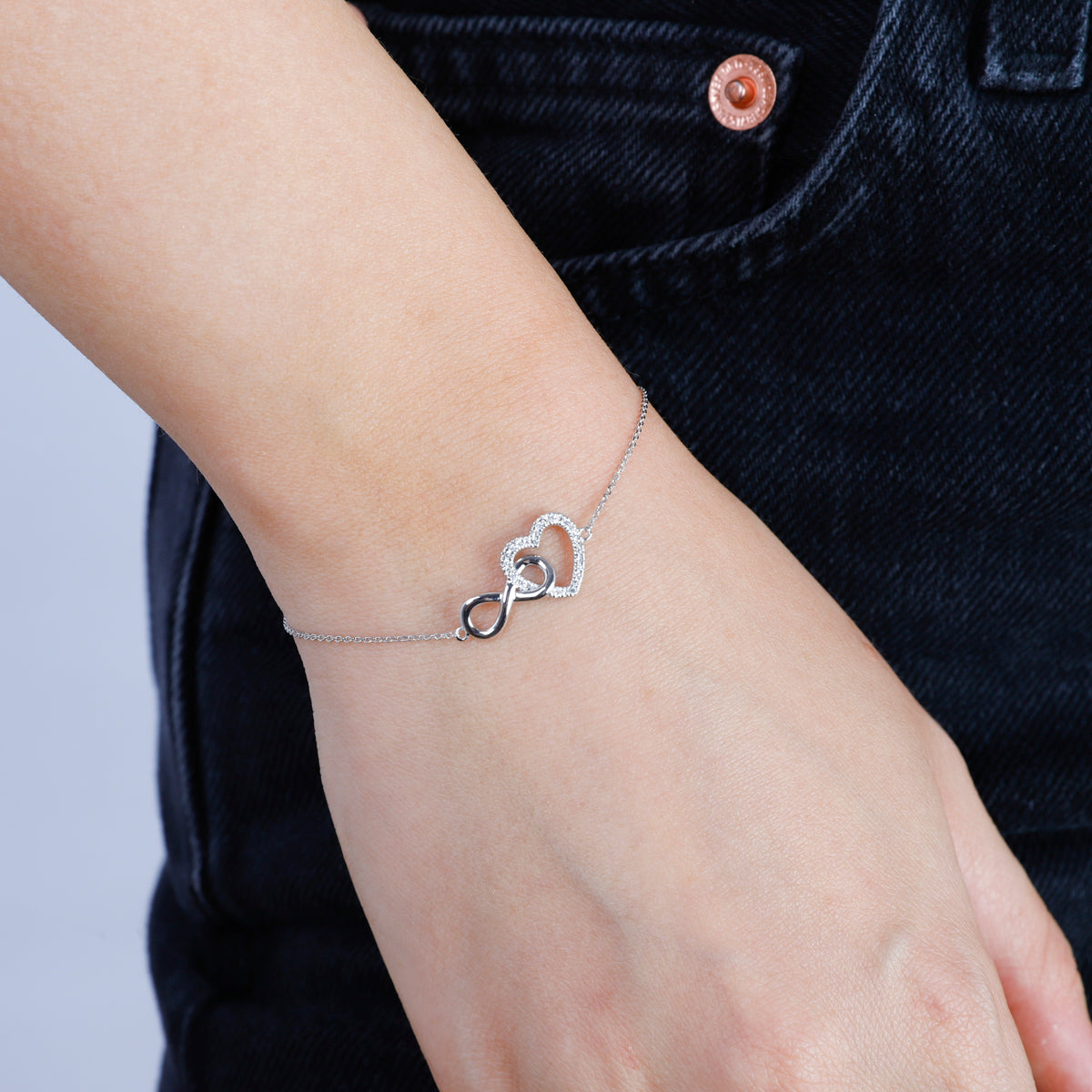 Infinity Heart Bracelet