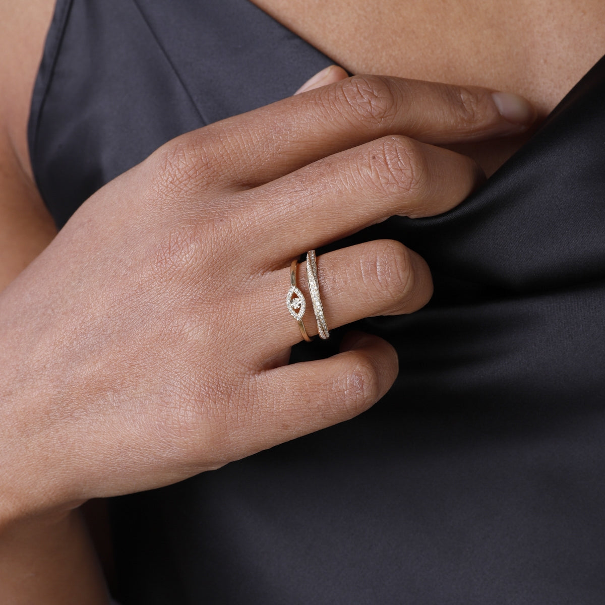 Twist Diamond Ring