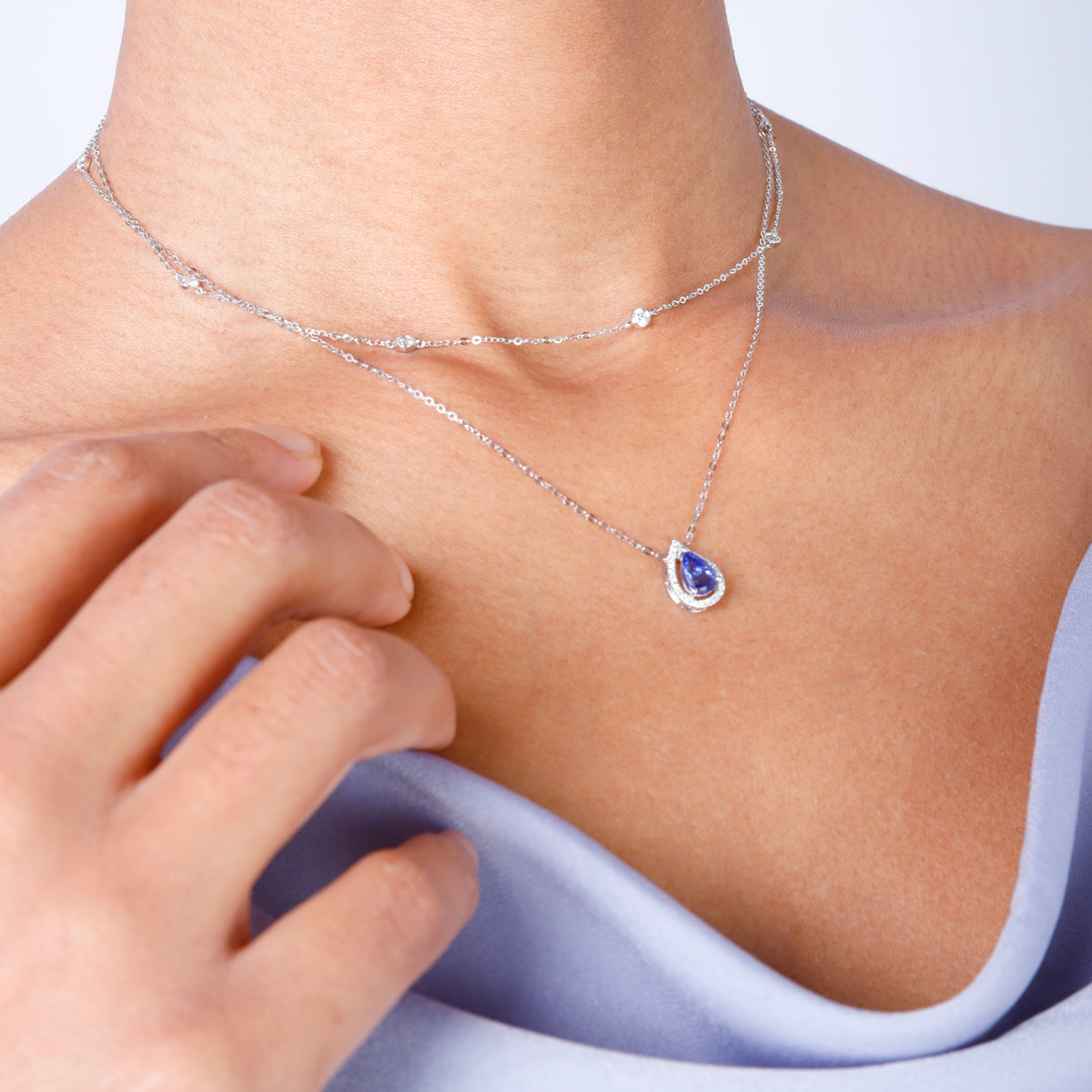 Bezel Diamond Chain crafted with utmost attention to detail. Diamonds set in bezel add brilliance.