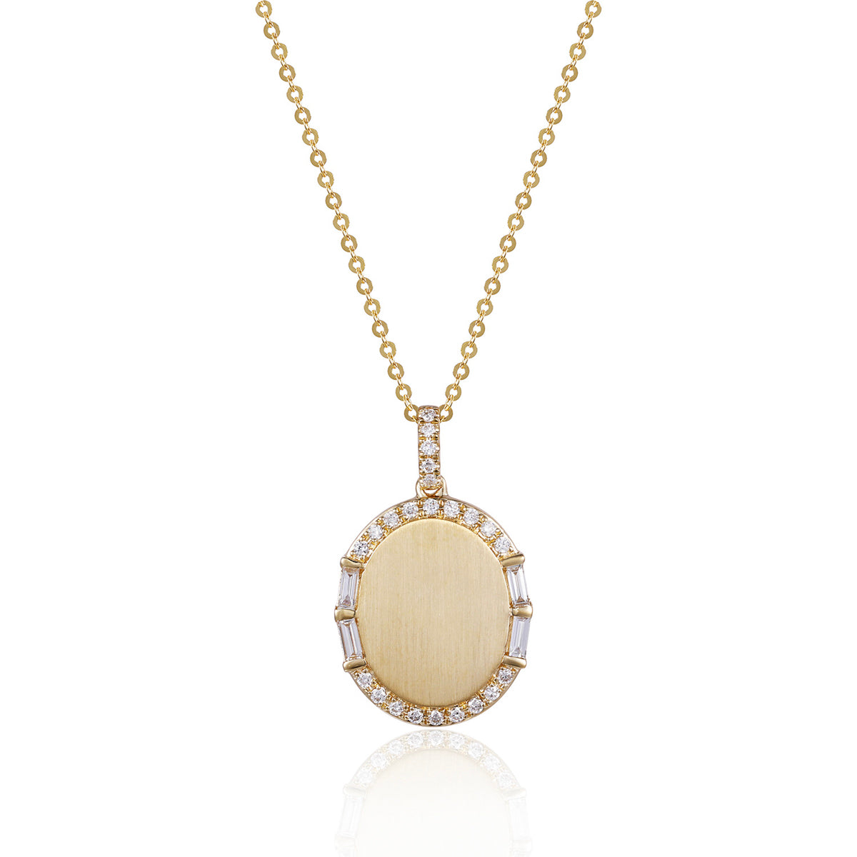Diamond Medallion Necklace