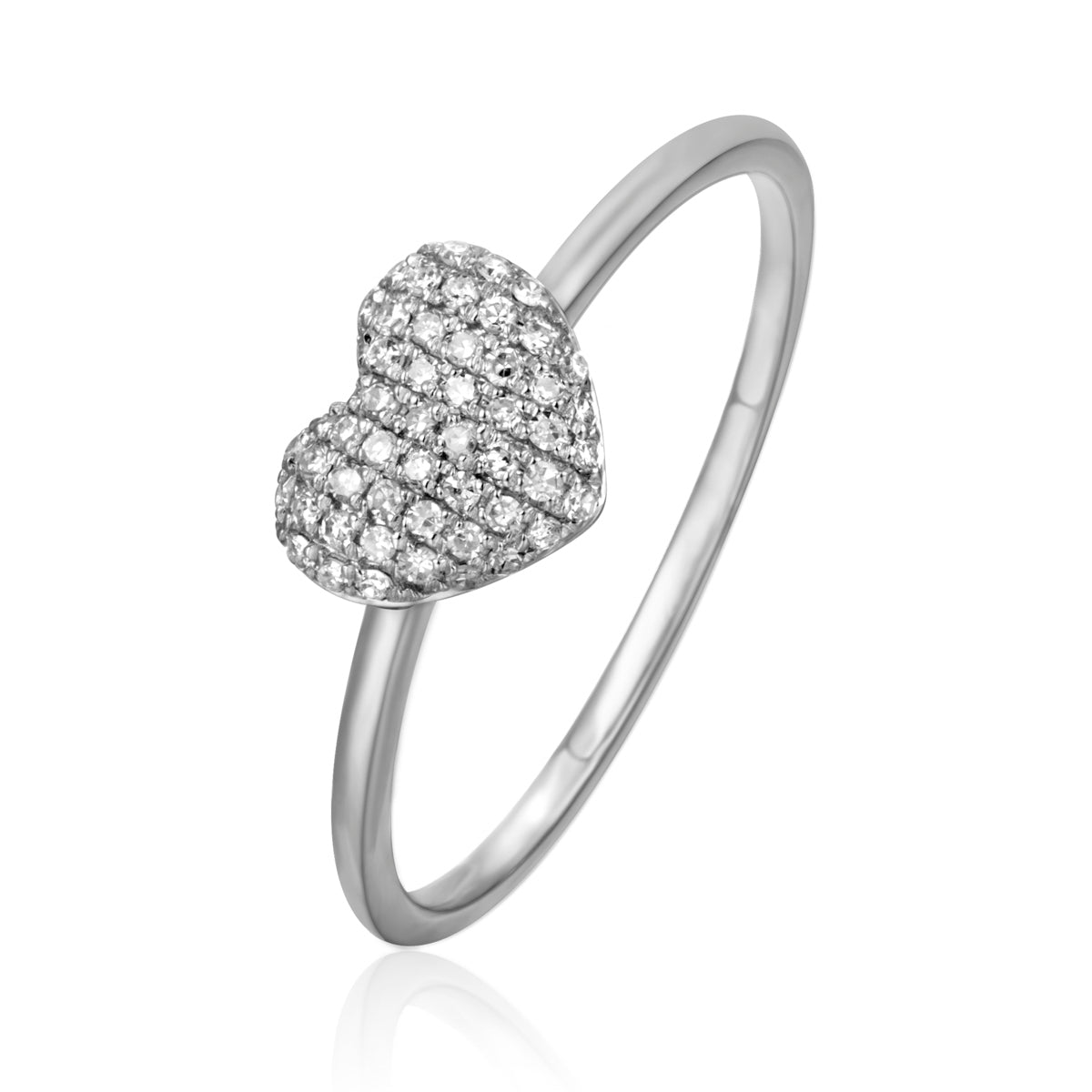 Diamond Heart Ring