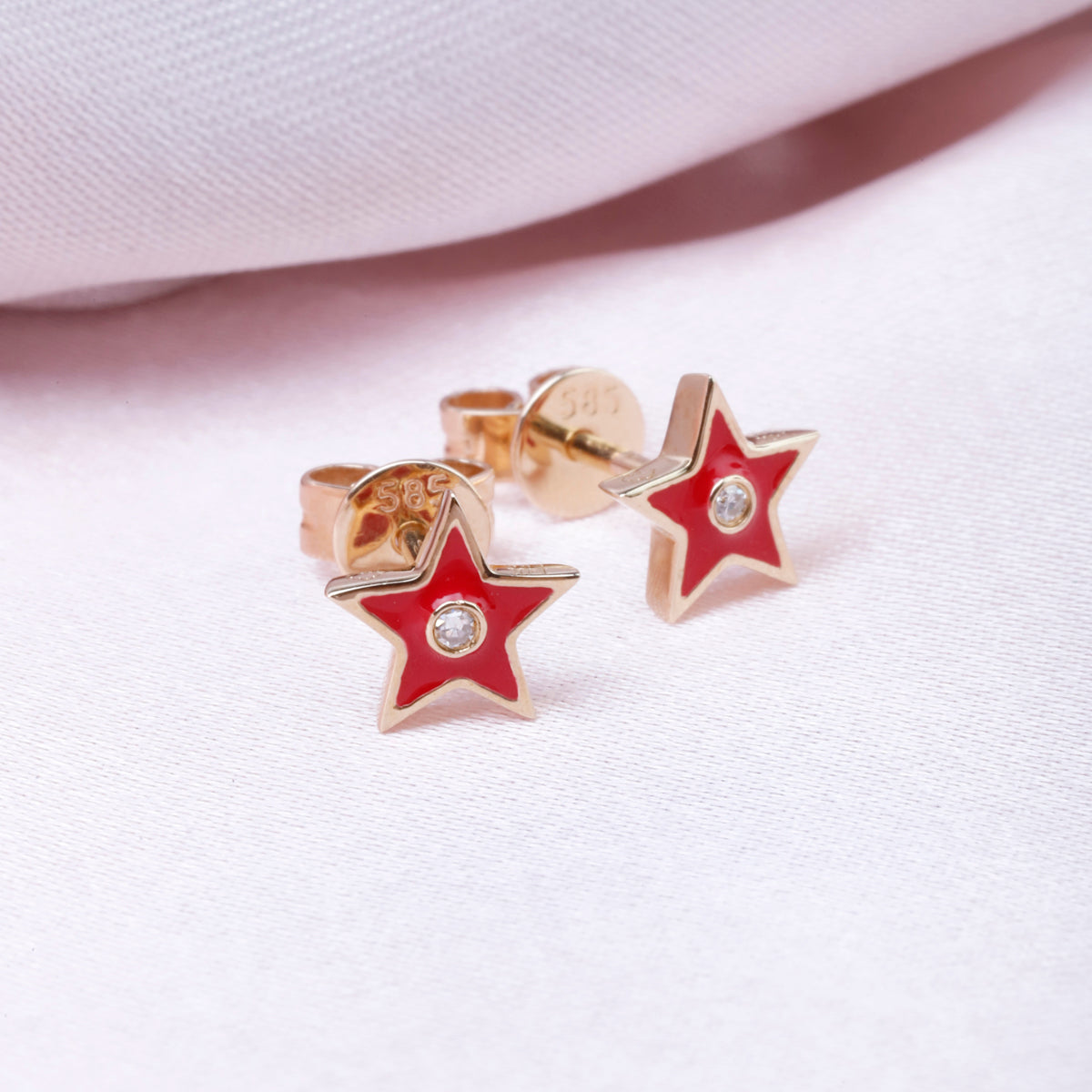 Star Enamel Studs